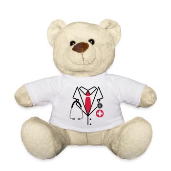Doctor, Doctor Costume - Teddy Bear - white - Front