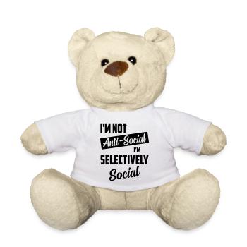 lustiges Zitat - Teddy - Weiß - Vorne
