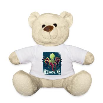 Vintage Krake - Teddy - Weiß - Vorne