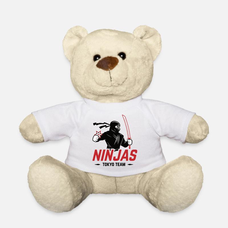 Ninja - Teddy Bear - white