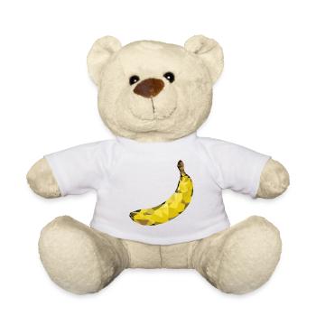 Polygone de banane - Nounours - blanc - Devant