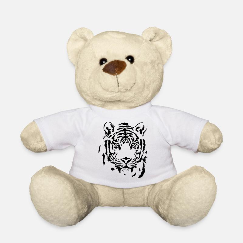 tiger - Teddy Bear - white
