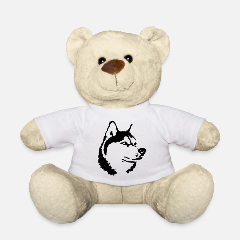 Husky - Nounours - blanc