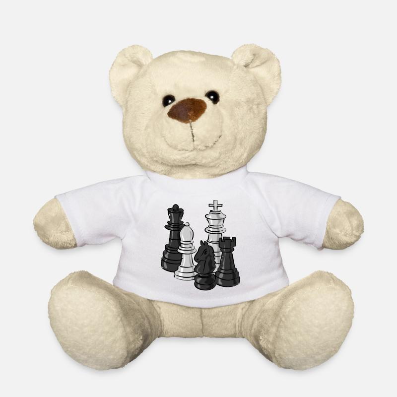 schach figuren sport - Teddy - Weiß