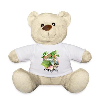 Happy Camper - Teddy Bear - white - Front