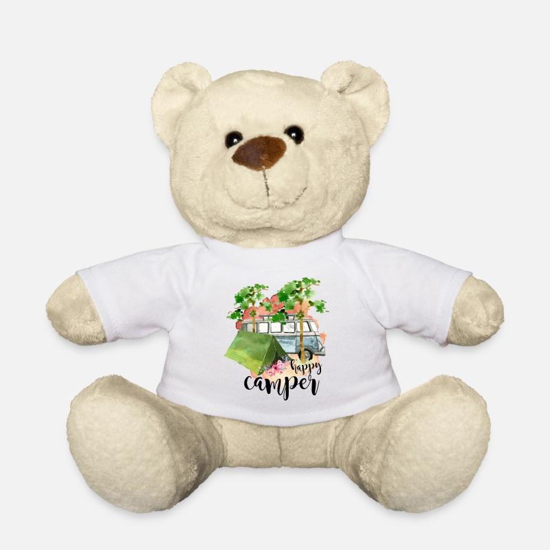 Glücklicher Camper - Teddy - Weiß