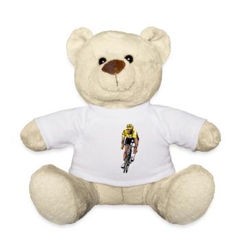 racing bicycle - Teddy Bear - white - Front