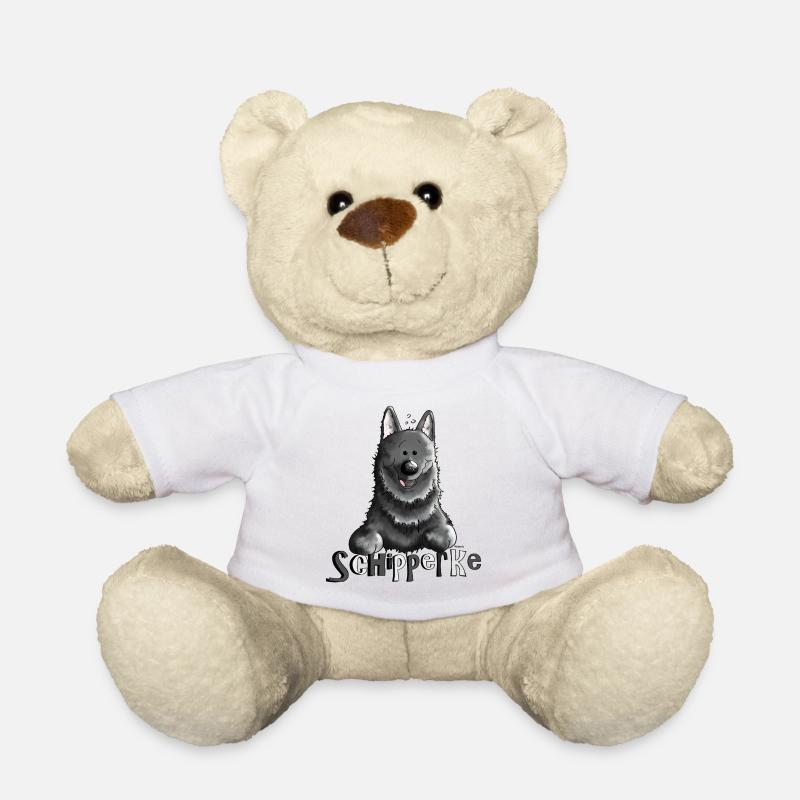 Drôle Schipperke - Chien - Animal - Nounours - blanc