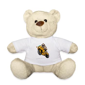 bike - Teddy Bear - white - Front