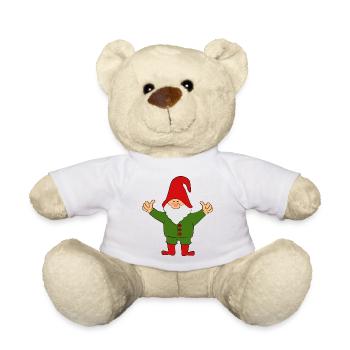 Wichtel Zwerge - Teddy - Weiß - Vorne