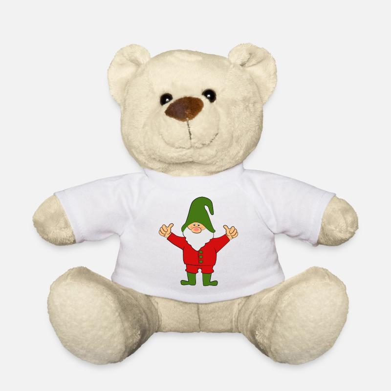 Wichtelmännchen Zwerge - Teddy - Weiß