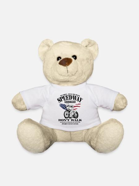Speedway - Teddy Bear - white
