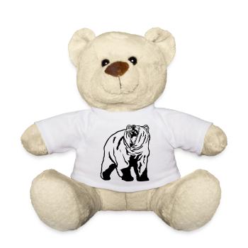 Grizzly - Bear - Bär - Teddy - Weiß - Vorne