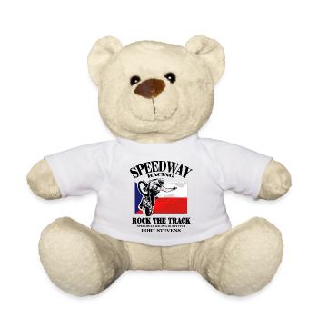 Speedway - Czech Republic Flag - Teddy - Weiß - Vorne