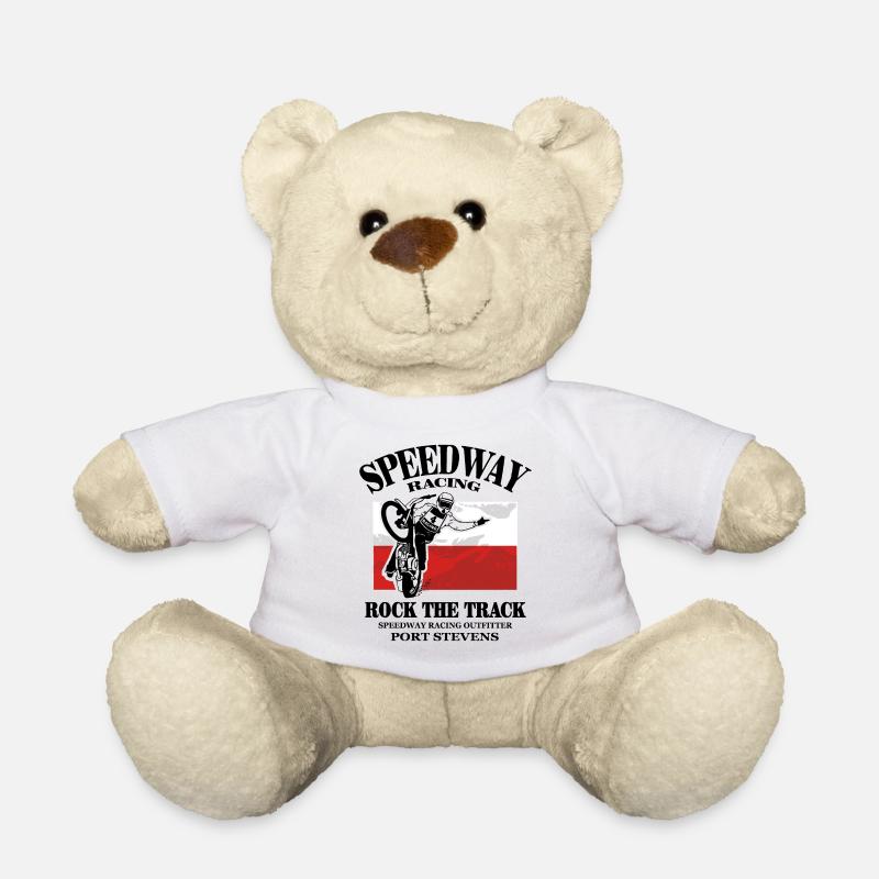 Speedway - Poland Flag - Teddy - Weiß