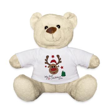 Christmas - Teddy Bear - white - Front