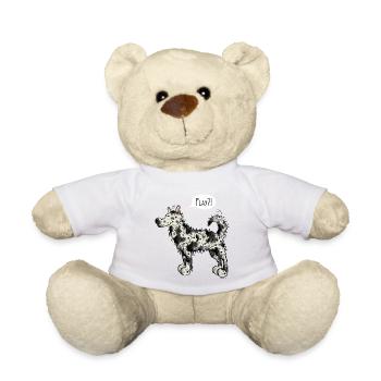 Mudi Play - Chien - Chiens - Cadeau - Nounours - blanc - Devant