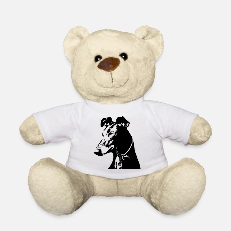 Tête de Galgo - Nounours - blanc