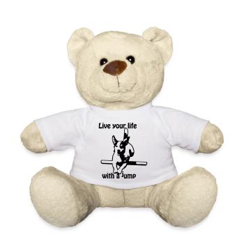 Agility Jack Russel Terrier - Nounours - blanc - Devant