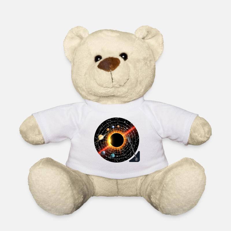Planets Record - Teddy Bear - white