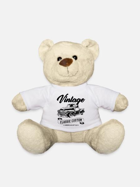 Vintage Classic Car - Teddy - Weiß