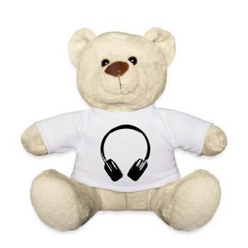 casque son - Nounours - blanc - Devant