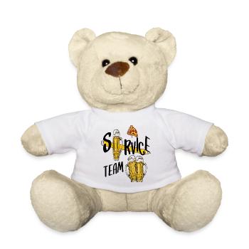 Service Team Bier - Teddy - Weiß - Vorne