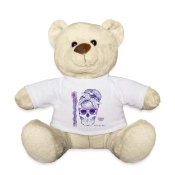 pink - Teddy Bear - white - Front
