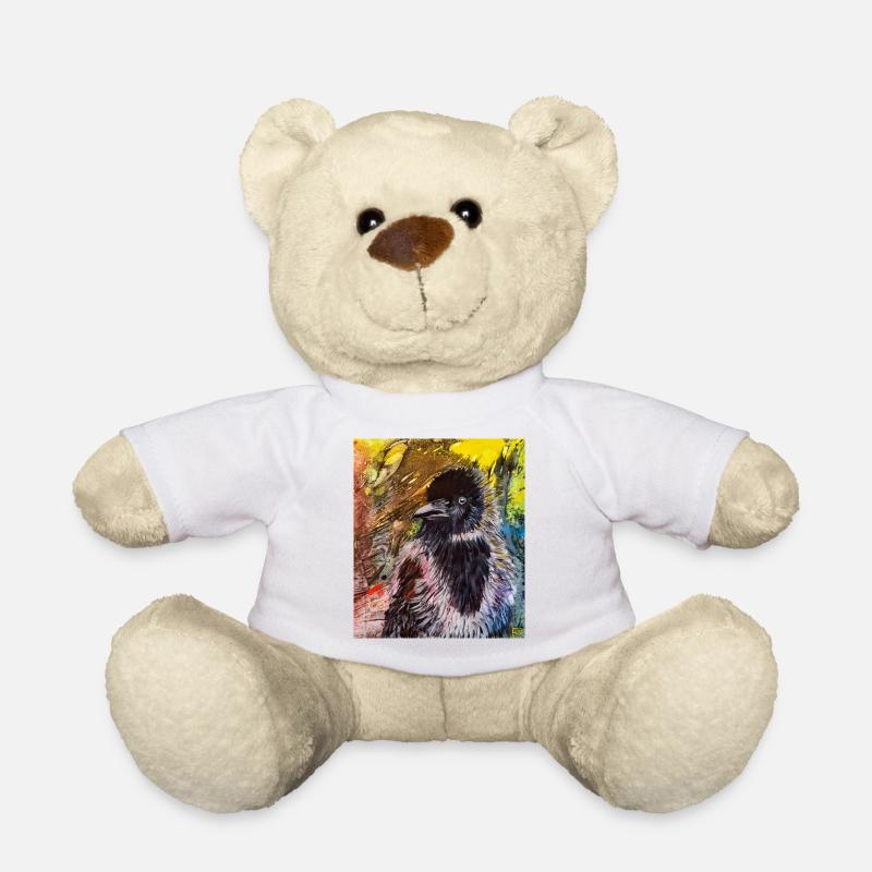 crow - Teddy Bear - white