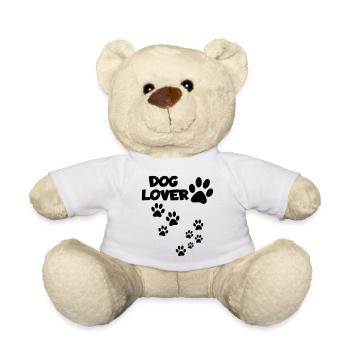 Hundeliebhaber, Tierfreund, Hund, Pfoten # - Teddy - Weiß - Vorne
