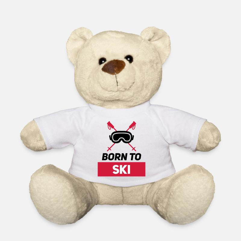 NÉ AU SKI - Nounours - blanc