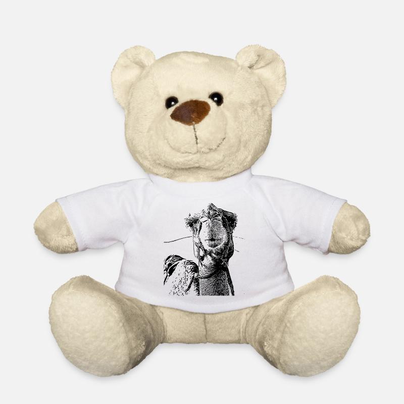 Chameau - Nounours - blanc