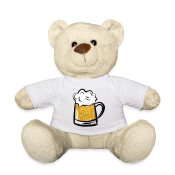 Bierkrug 1 - Teddy - Weiß - Vorne
