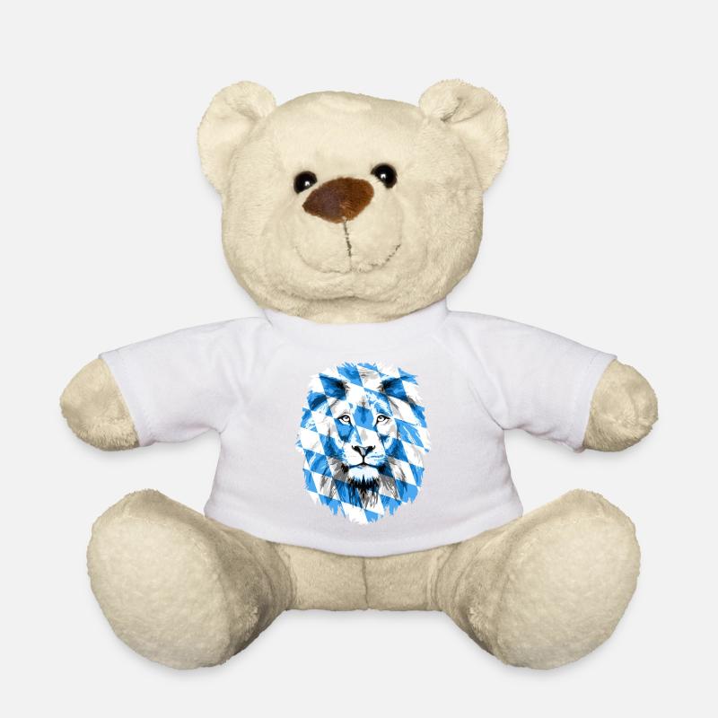 Bayern Löwe - Teddy - Weiß
