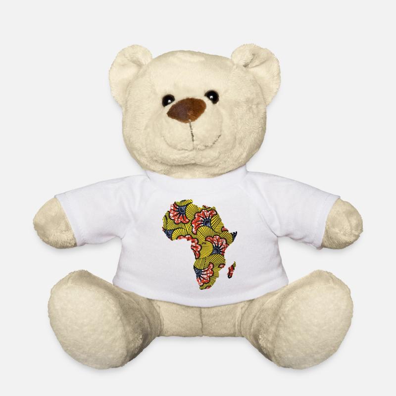 Africa - Teddy Bear - white