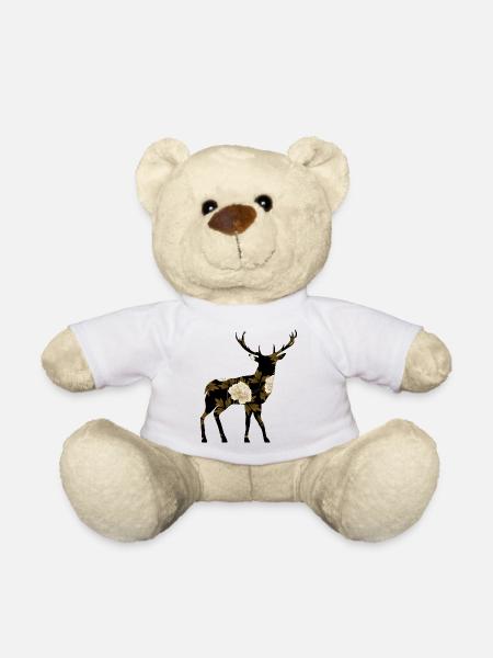 cerf - Nounours - blanc