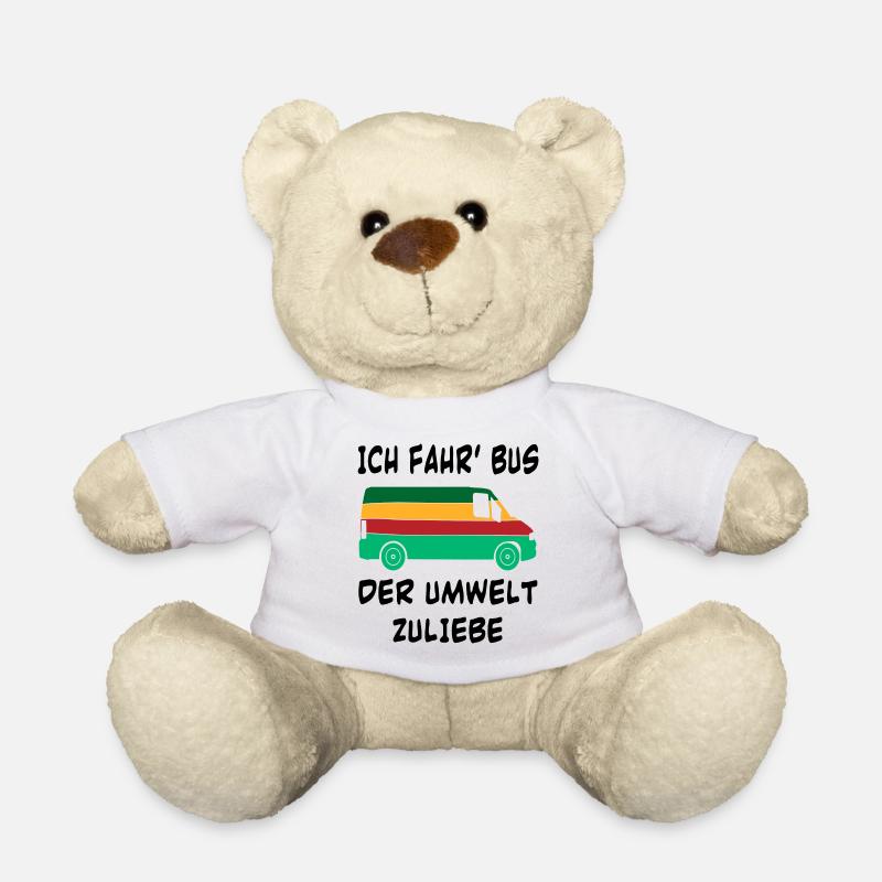 Bus Mechaniker Geschenk Wagen Autofans - Teddy - Weiß