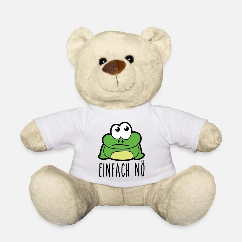 Einfach nö süßer Frosch Spruch - Teddy - Weiß
