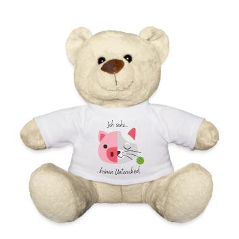 Ich sehe keinen Unterschied 1 - Teddy - Weiß - Vorne