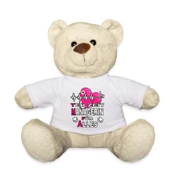 tmfa manager liebe tier tierarztpraxis tierfreund - Teddy - Weiß - Vorne
