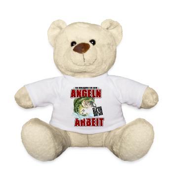 Ein schlechter Tag beim Angeln besser als Arbeit - Teddy - Weiß - Vorne