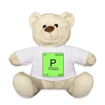Phosphor, Periodensystem, Chemie, Physik, Element, - Teddy - Weiß - Vorne