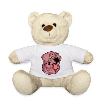 Chiens drôles 5 - Nounours - blanc - Devant
