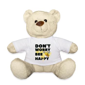 Mach dir keine Sorgen, Bee Happy - Teddy - Weiß - Vorne