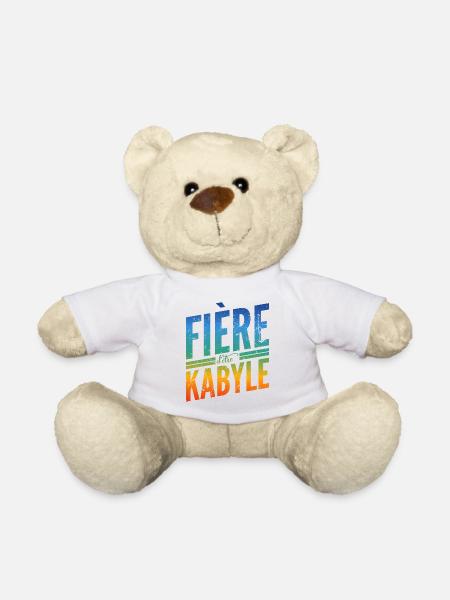 Fière d'être Kabyle - Nounours - blanc