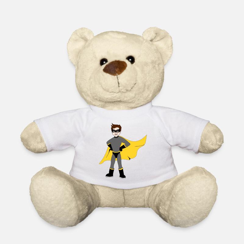 super héro - Nounours - blanc