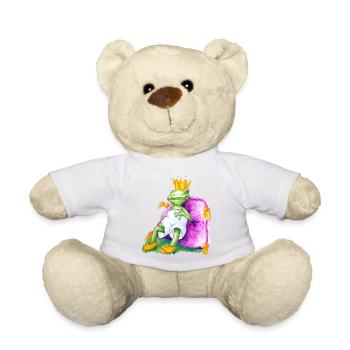 Frog King - Teddy Bear - white - Front