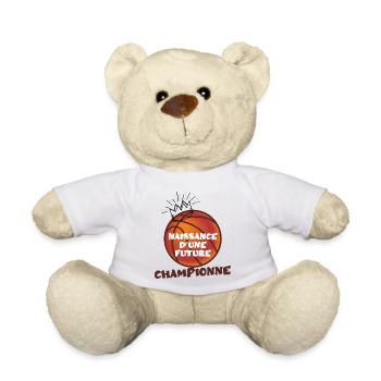 Naissance d'une future championne - Nounours - blanc - Devant