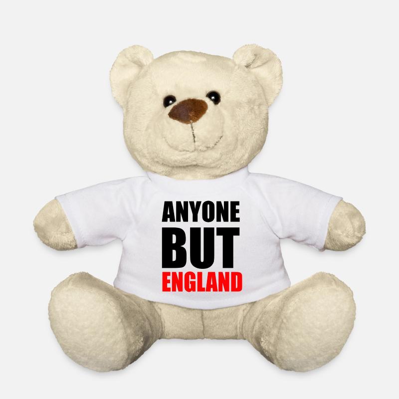 JEDER ABER ENGLAND T SHIRT - Teddy - Weiß