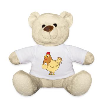chicken - Teddy Bear - white - Front